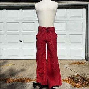 Groovy vintage polka dot bellbottoms